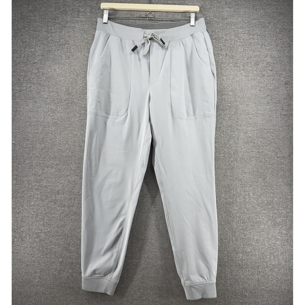 VRST Golf Jogger Performance Pants Men Size Medium Light Gray Drawstrings